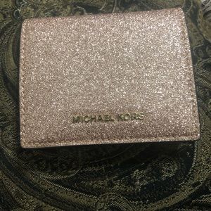 Michael Kors rose gold wallet